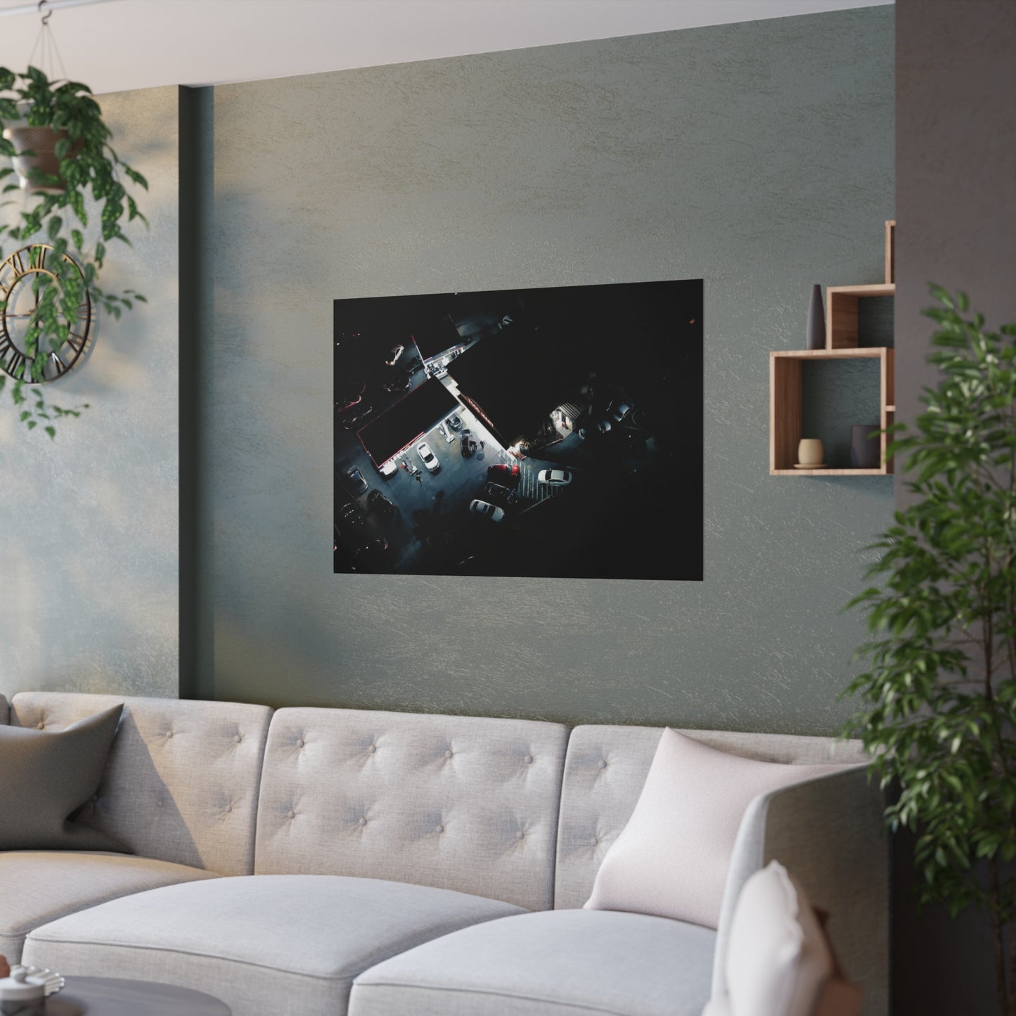 Aerial Street Graphic #602 Poster 36" x 24"