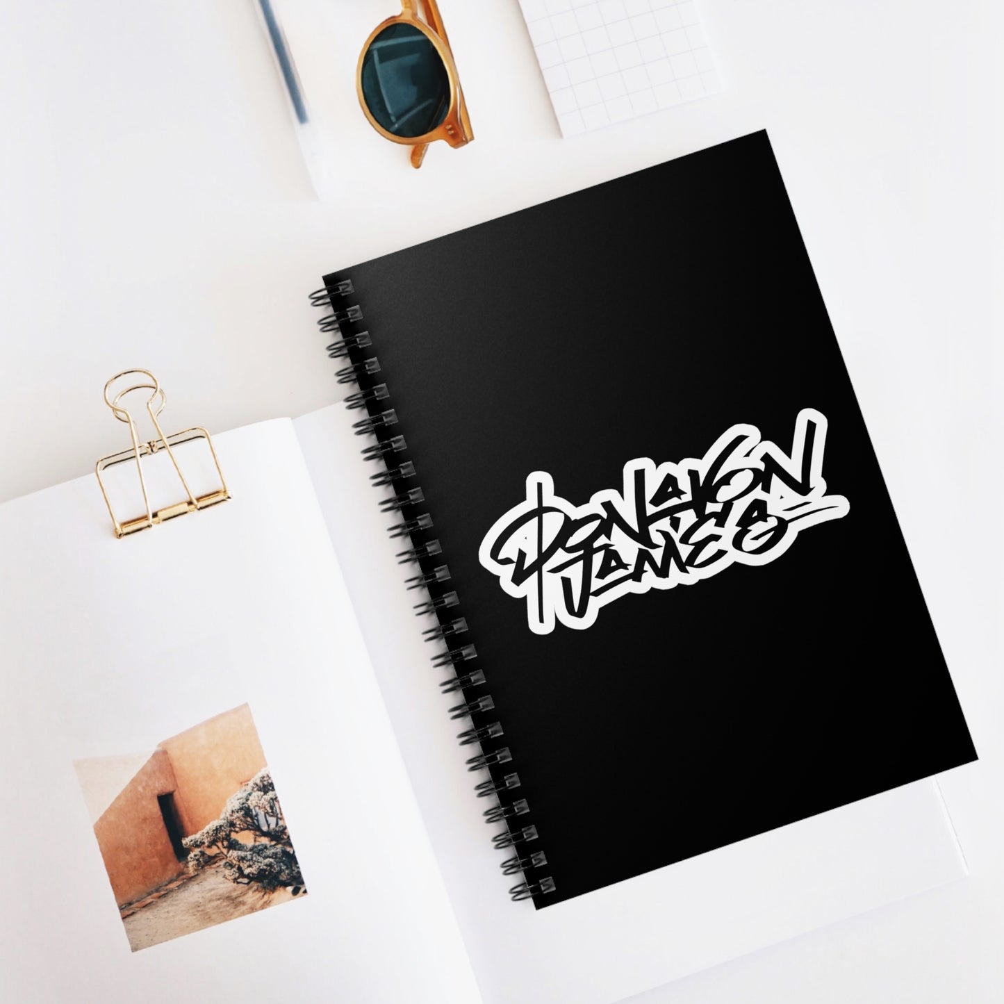 Donavon James Logo Spiral Notebook