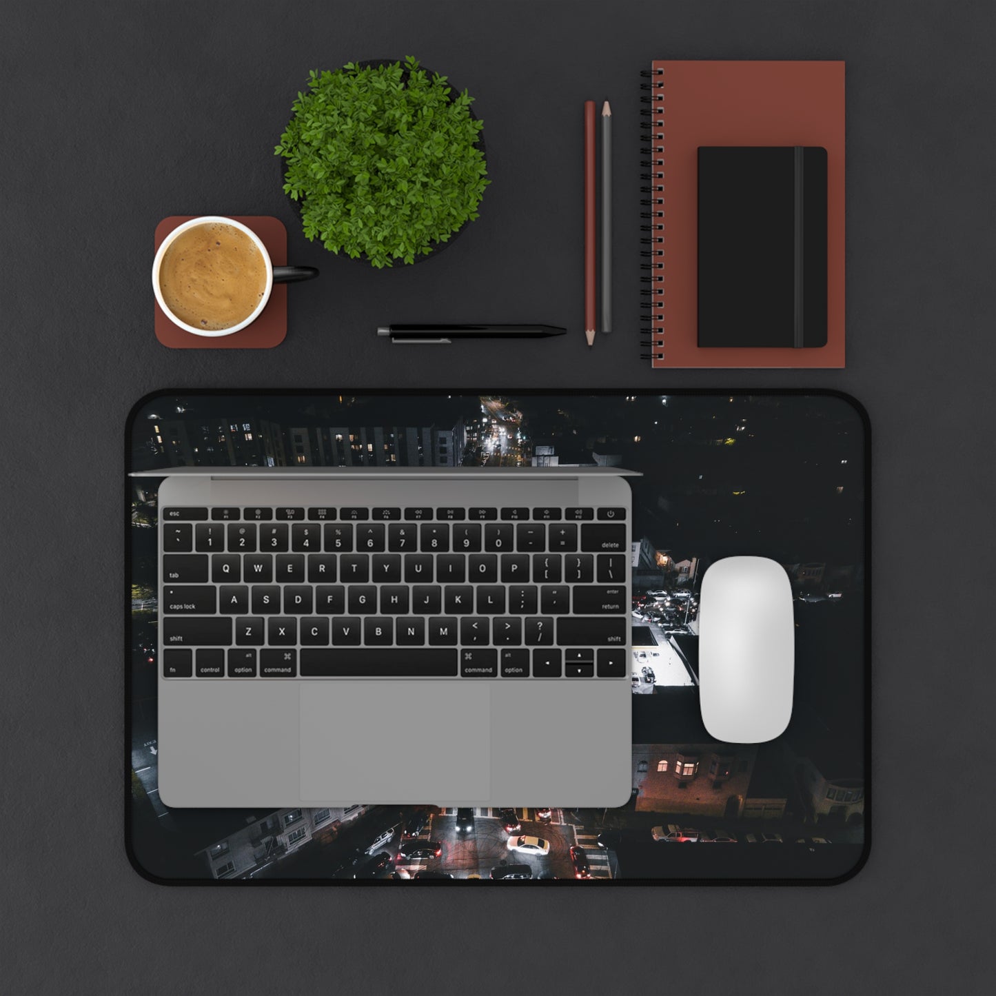 Aerial Street Graphic #609 Desk Mat