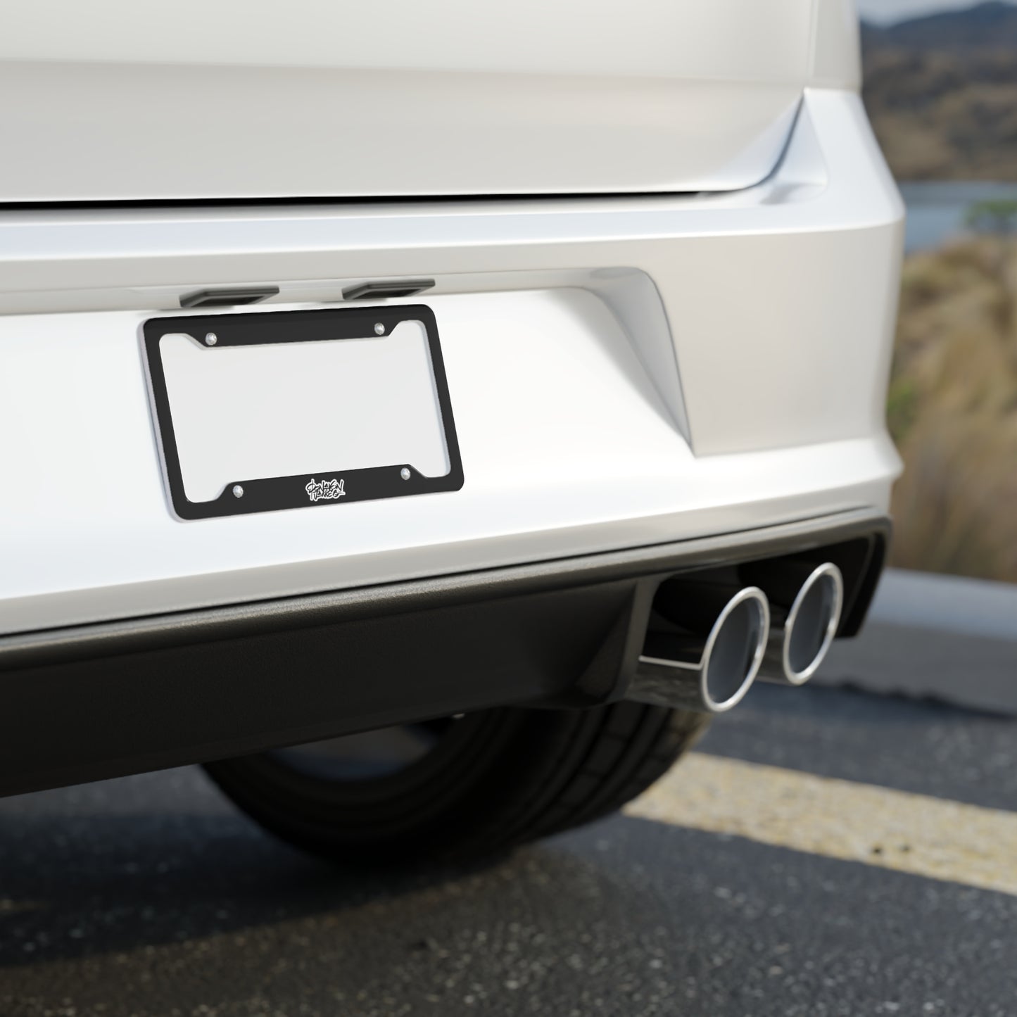 Donavon James Logo License Plate Frame
