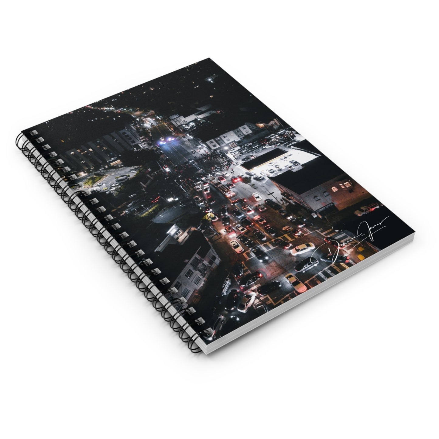 Aerial Street Graphic #609 Spiral Notebook