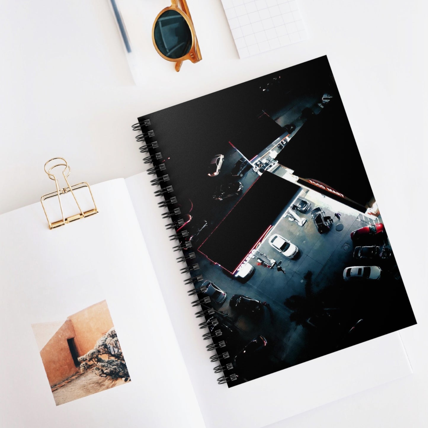 Aerial Street Graphic #602 Spiral Notebook