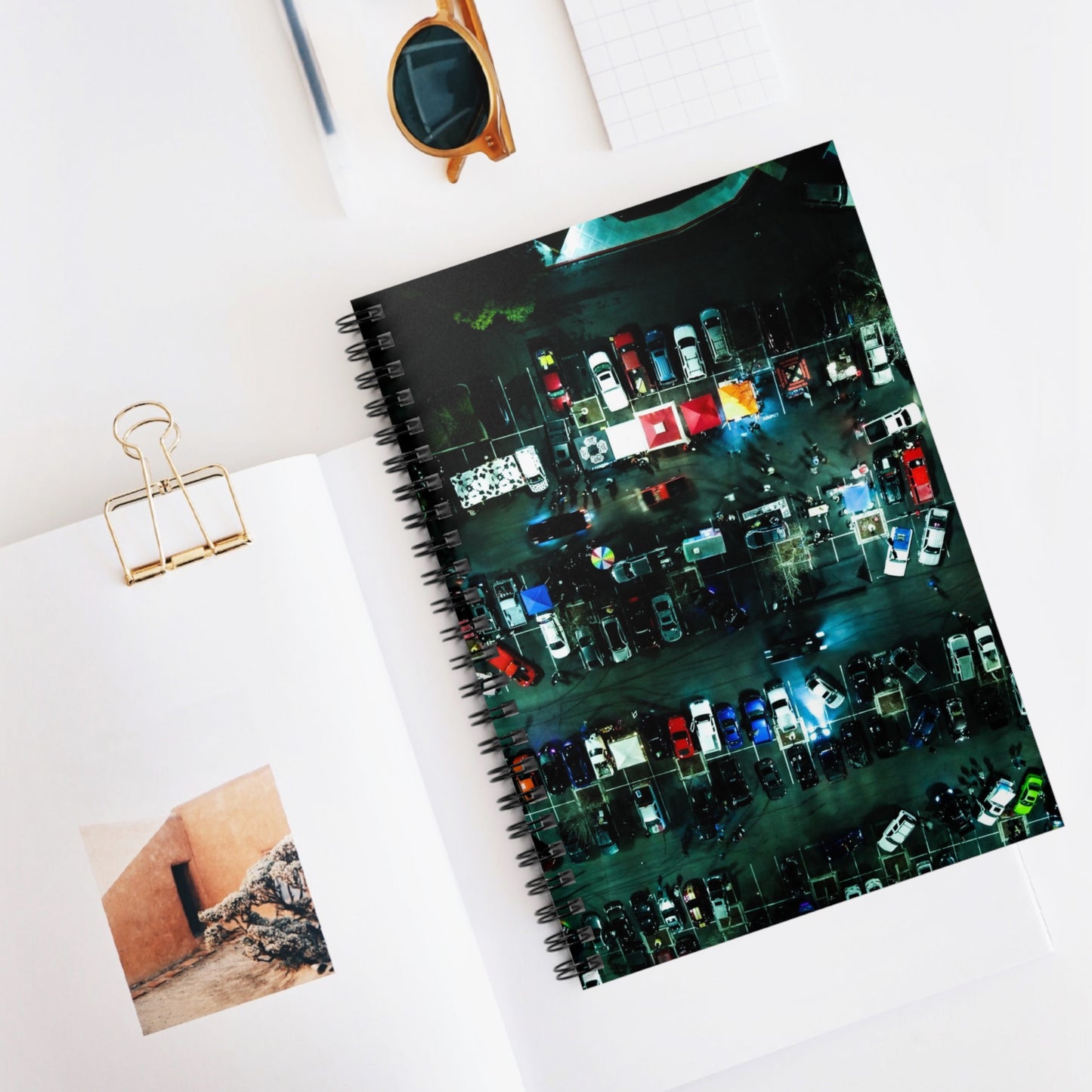 Aerial Street Graphic #610 Spiral Notebook
