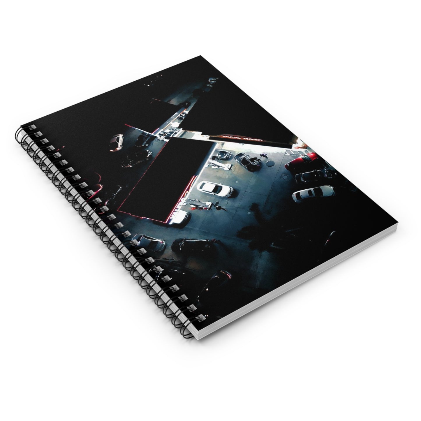 Aerial Street Graphic #602 Spiral Notebook