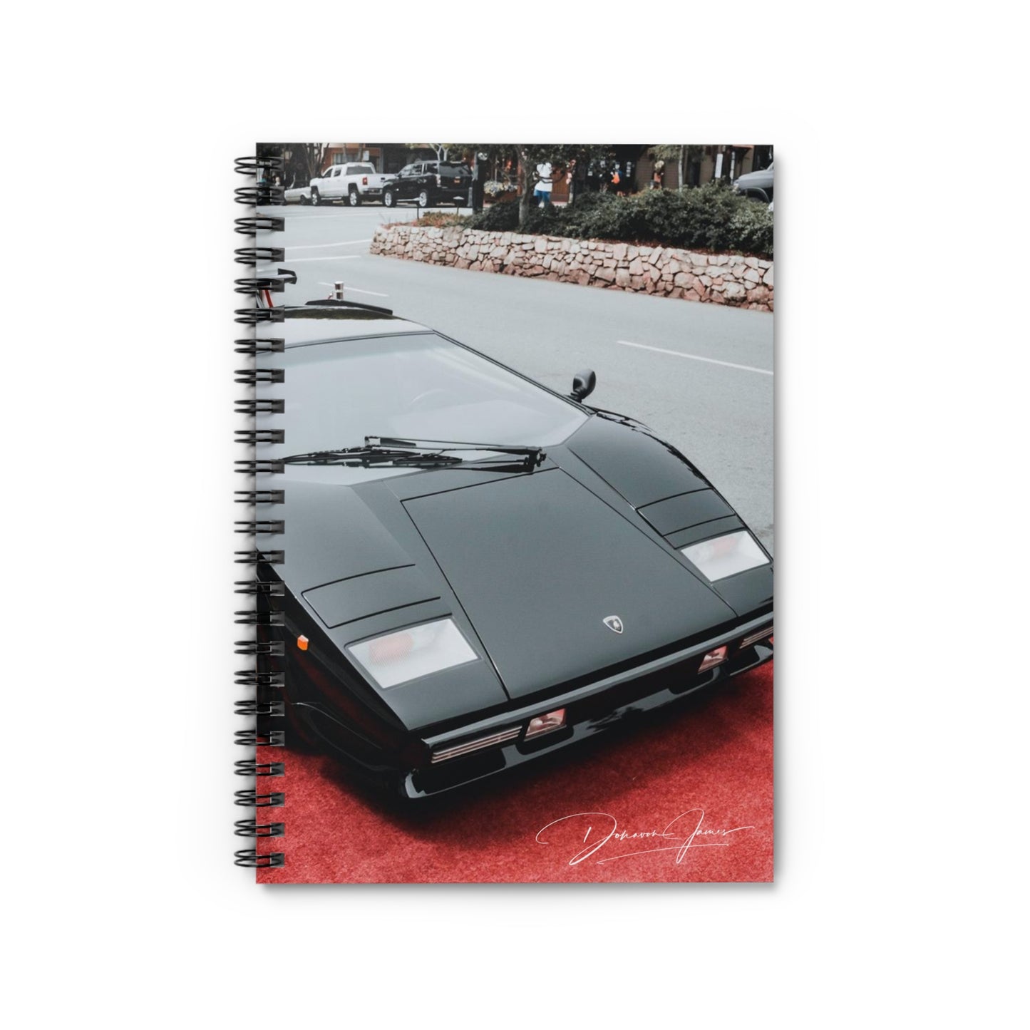 Exotic Car Collection - #801 Countach Spiral Notebook