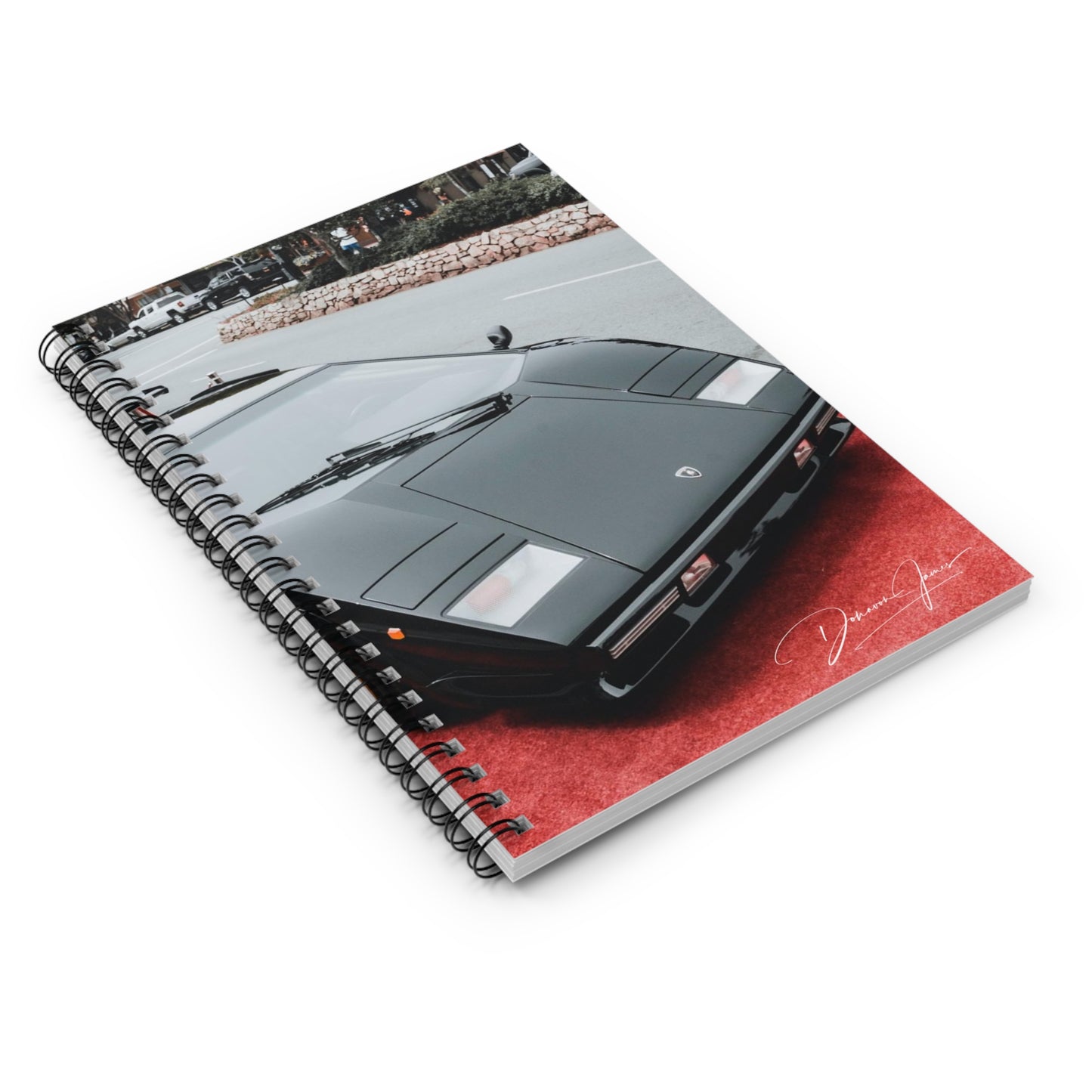 Exotic Car Collection - #801 Countach Spiral Notebook