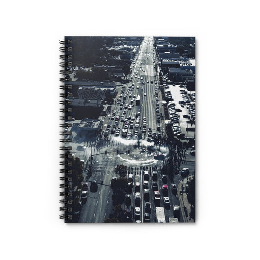 Aerial Street Graphic #606 Spiral Notebook