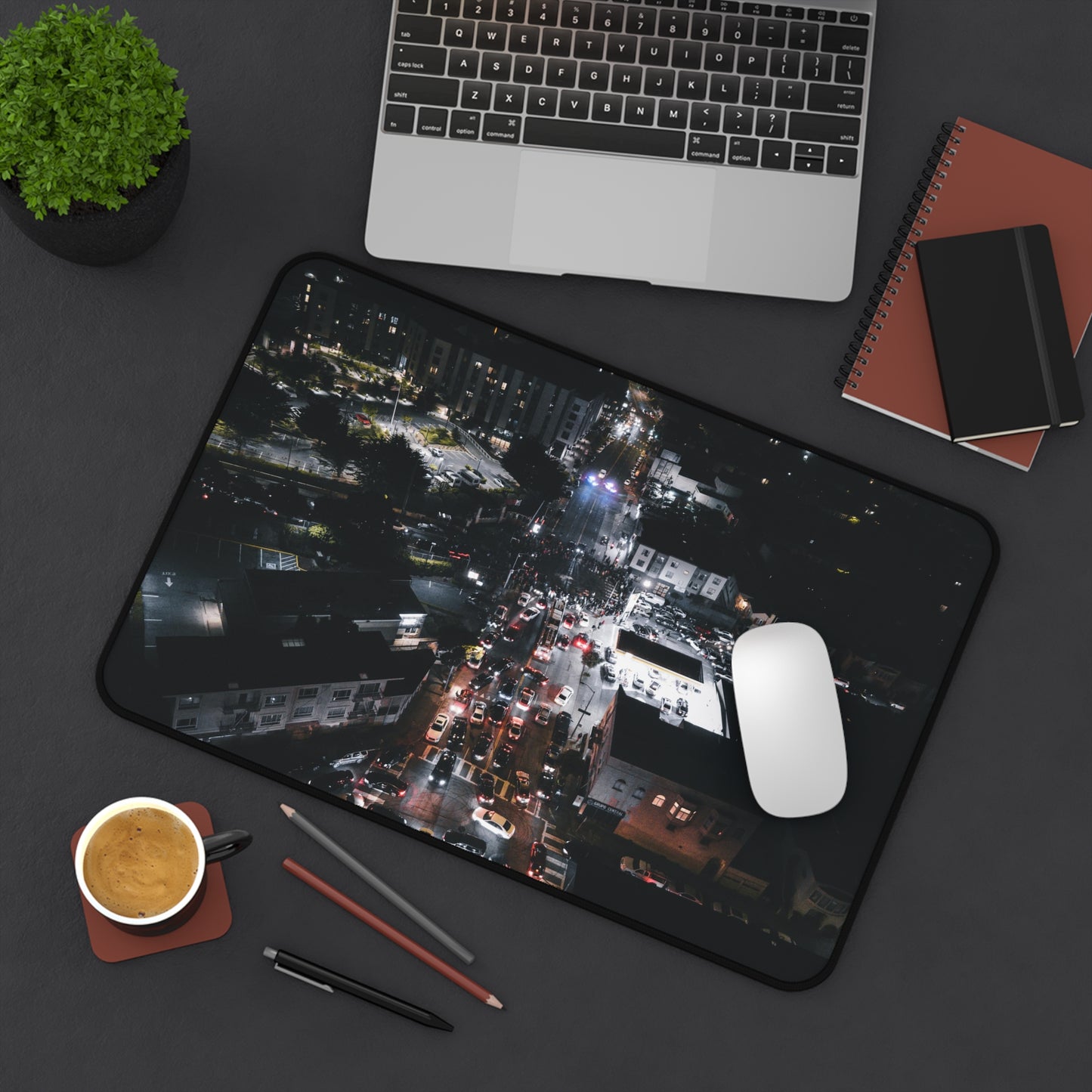 Aerial Street Graphic #609 Desk Mat