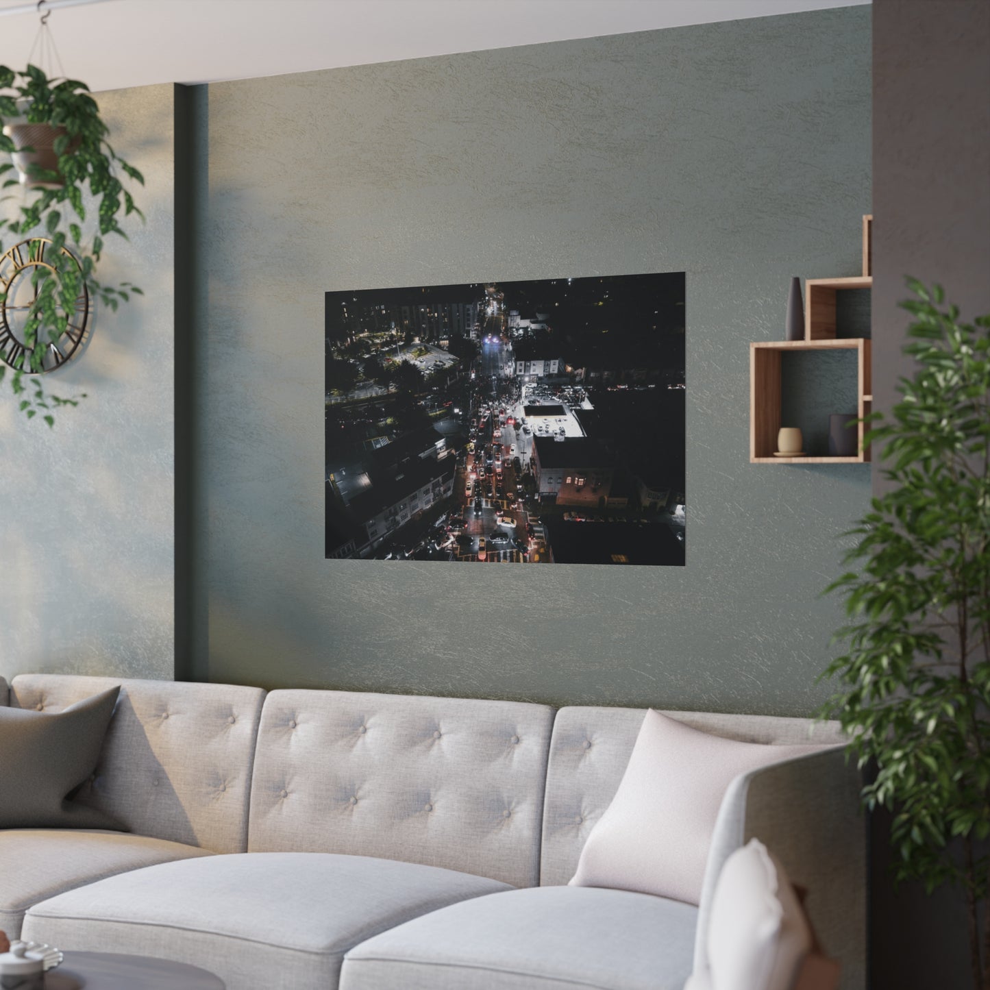 Aerial Street Graphic #609 Poster 36" x 24"