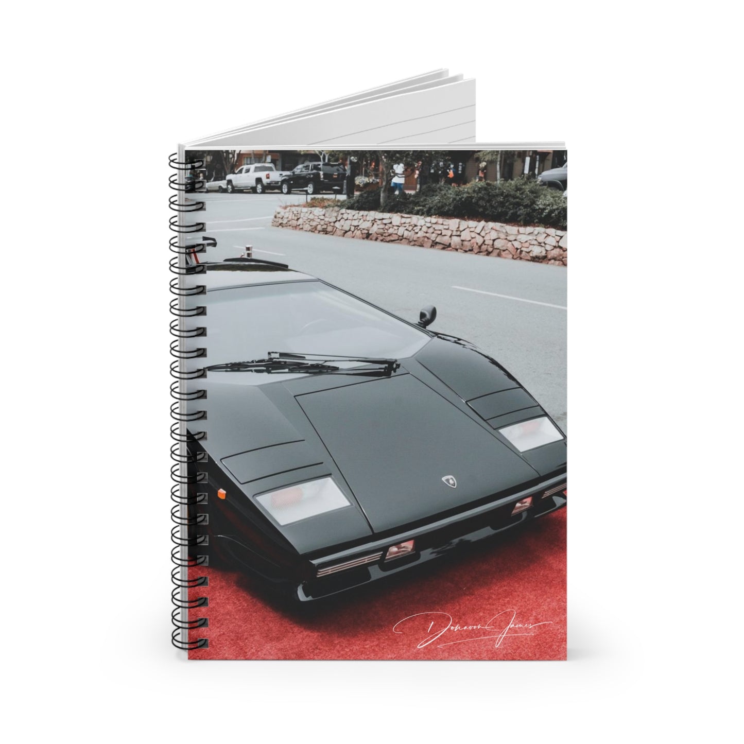 Exotic Car Collection - #801 Countach Spiral Notebook