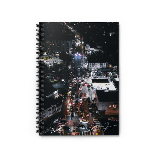 Aerial Street Graphic #609 Spiral Notebook