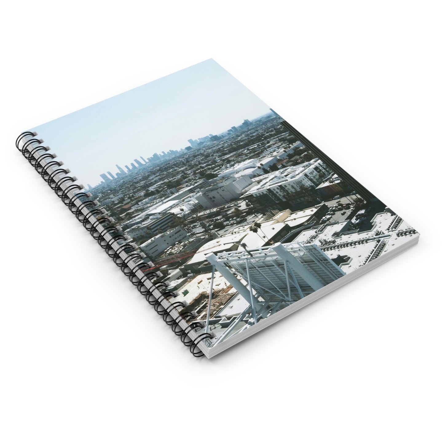Aerial Landscape - LA Daytime Skyline Spiral Notebook